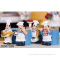 2015 New chef design resin funny toothpick holder